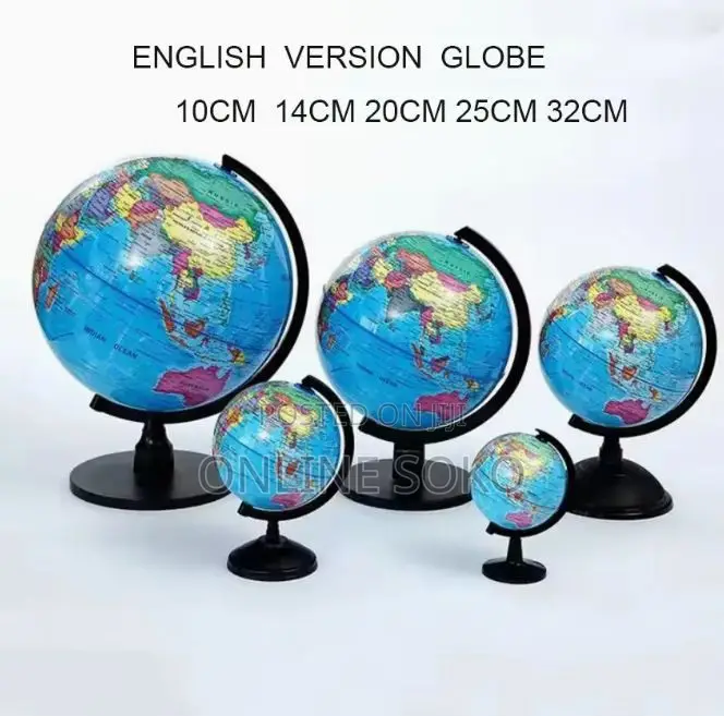 World Globe for Kids – Rotating Educational Geography Globe With Stand