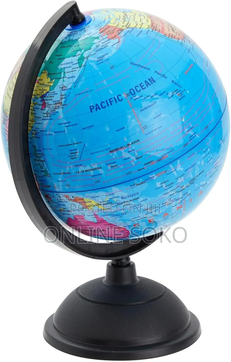 World Globe for Kids – Rotating Educational Geography Globe With Stand