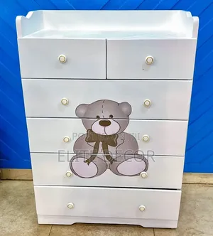 Newborn Baby/Kids Chest of Drawers Cabinet – Spacious Nursery Storage
