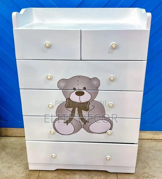 Newborn Baby/Kids Chest of Drawers Cabinet – Spacious Nursery Storage