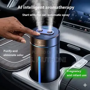 Portable Dual-Mist Car Humidifier and Diffuser