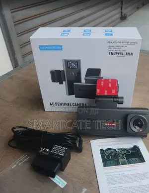 Premium 4G Dual Lens Dash Cam Front & Rear Camera, GPS & Night Vision
