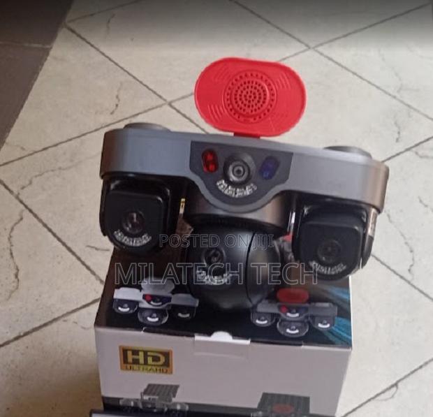 4G Solar Camera 3 Lens HD CCTV With Motion Detection