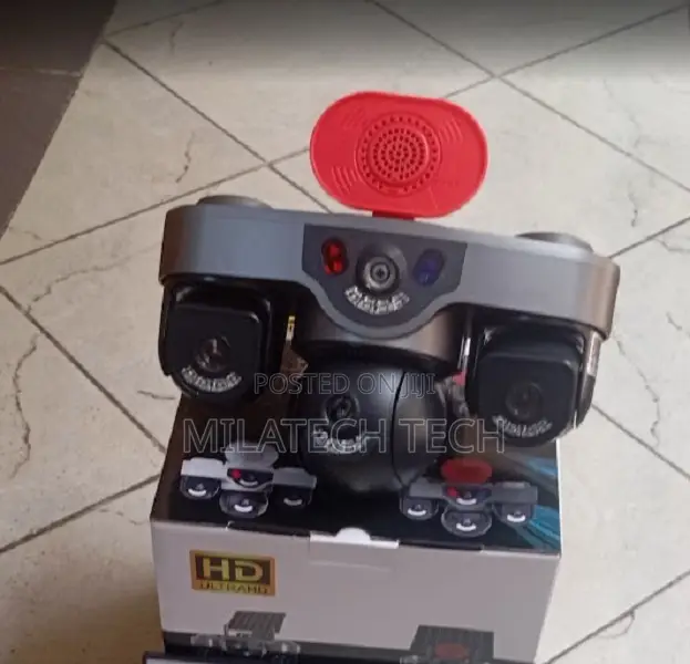 4G Solar Camera 3 Lens HD CCTV With Motion Detection