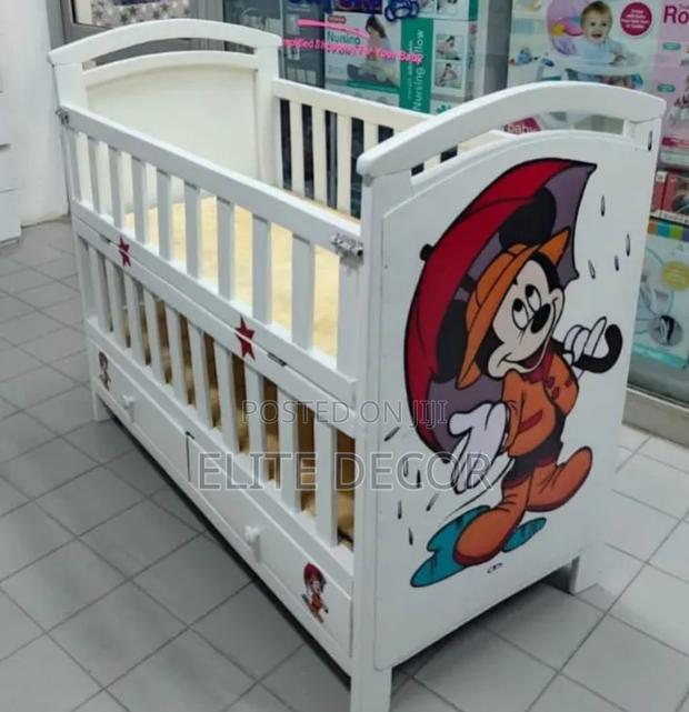 Newborn Baby Cot Bed – Comfortable & Safe Infant Sleeping Cot - thumbnail 2