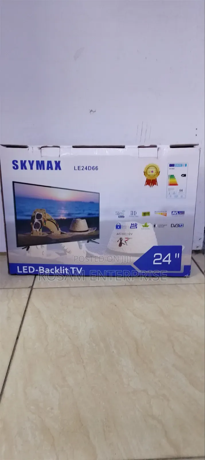 Skymax 24-Inch Led TV, Model Le24d66.