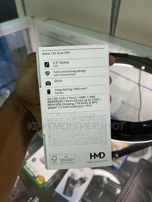 New Nokia 125 Black