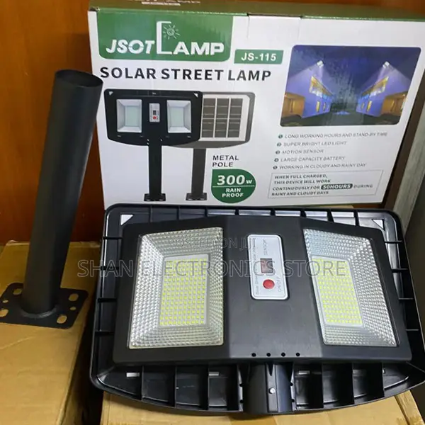 Remote Control Intelligent JS 115 300W Solar Sensor Street Light
