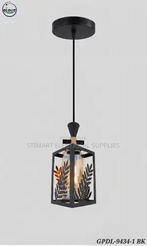 Black Metal Pendant Light