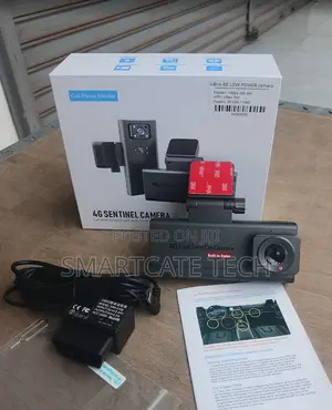 Smart 4G Dual Camera Dash Cam – Live Tracking & HD Recording
