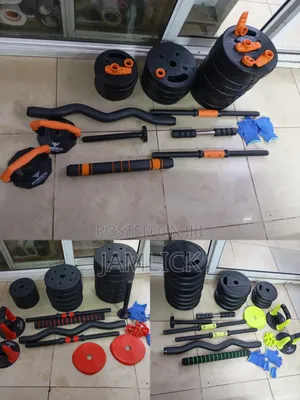 40kg Plastic-Coated Dumbbells - Sh