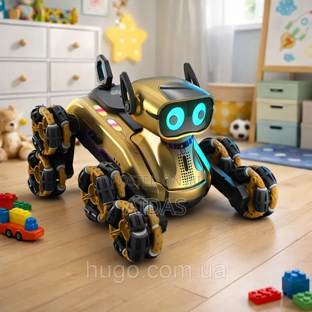 Robot Dog 8-Wheel RC Stunt Car | Gesture Control