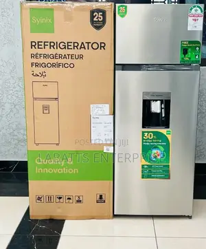 Syinix 210l Double Door Fridge