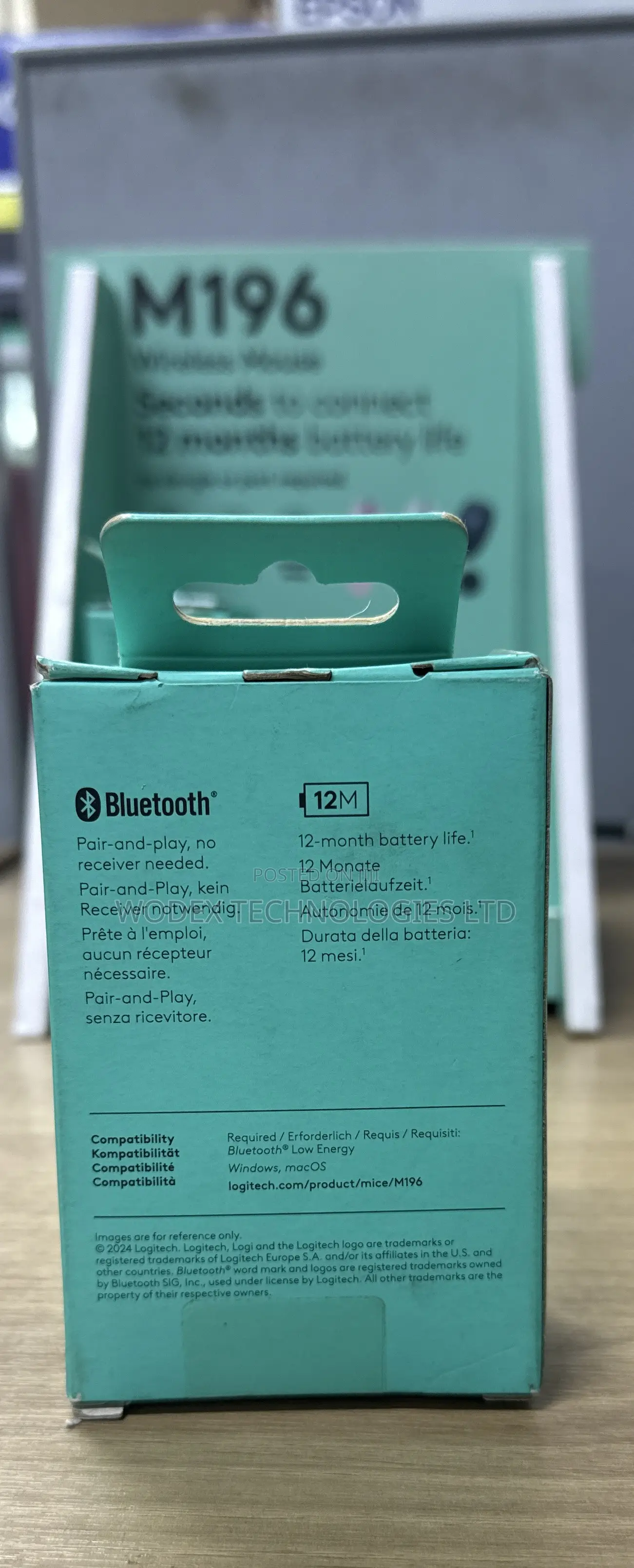 Logitech M196 Bluetooth Wireless Mouse