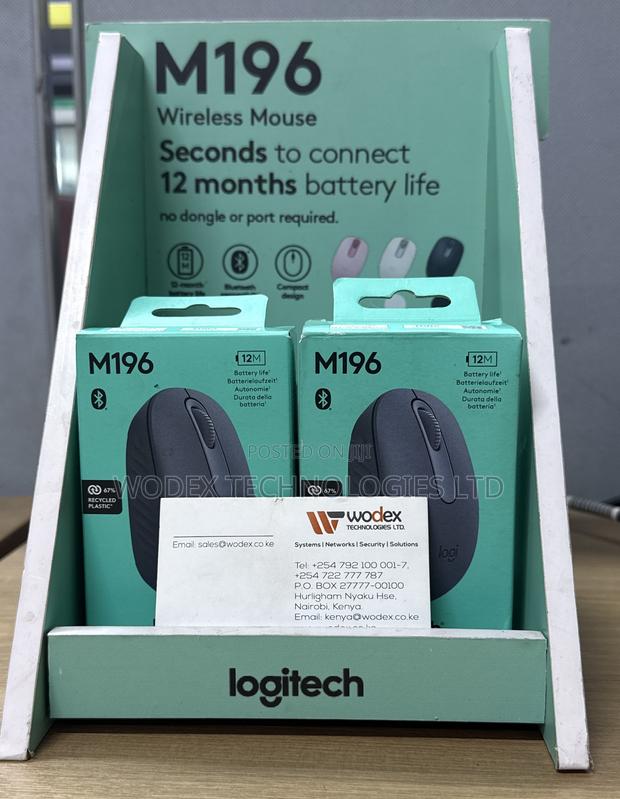 Logitech M196 Bluetooth Wireless Mouse