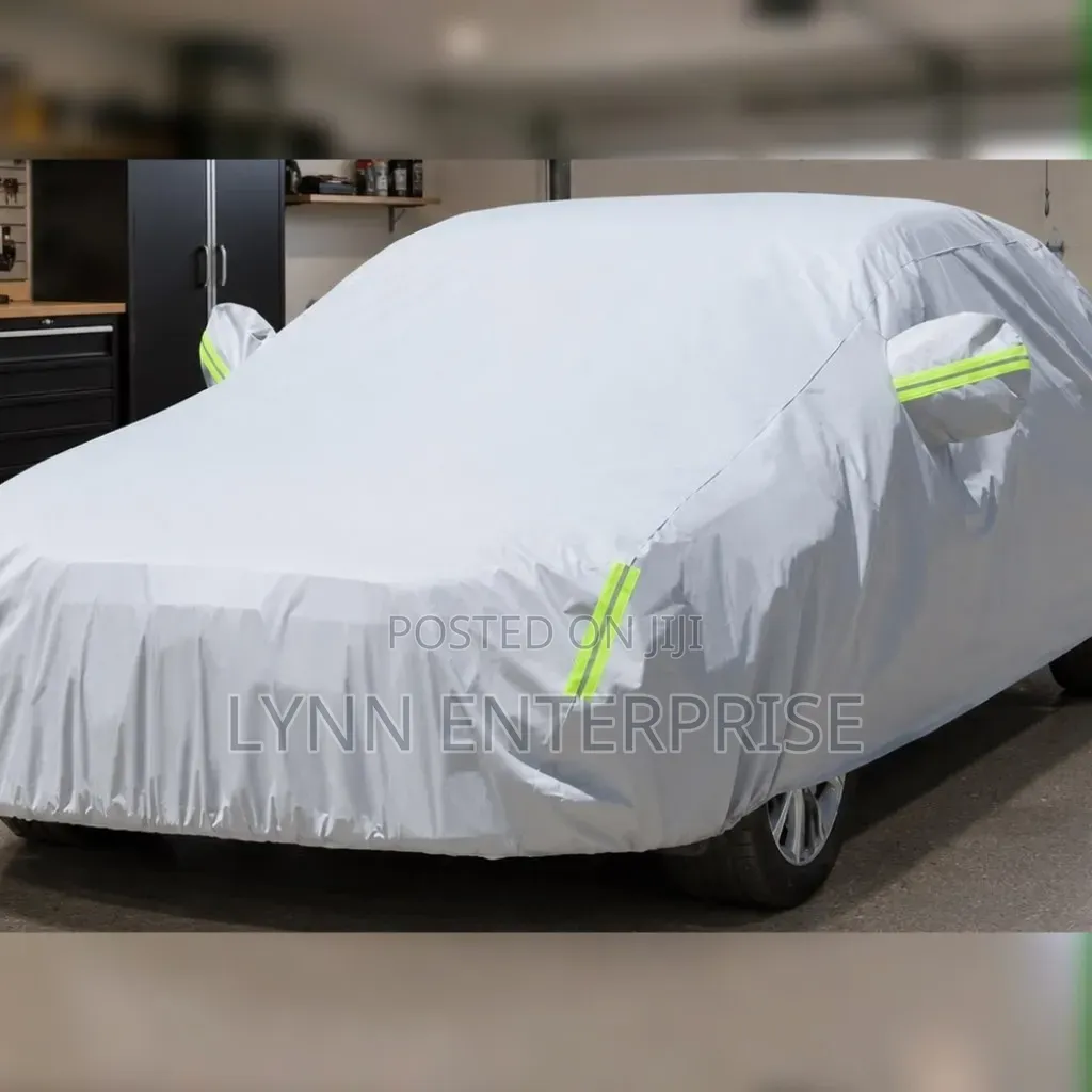 High Quality Universal Grey Car Cover With Fleece on the Inside Part