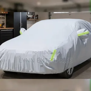 High Quality Universal Grey Car Cover With Fleece on the Inside Part