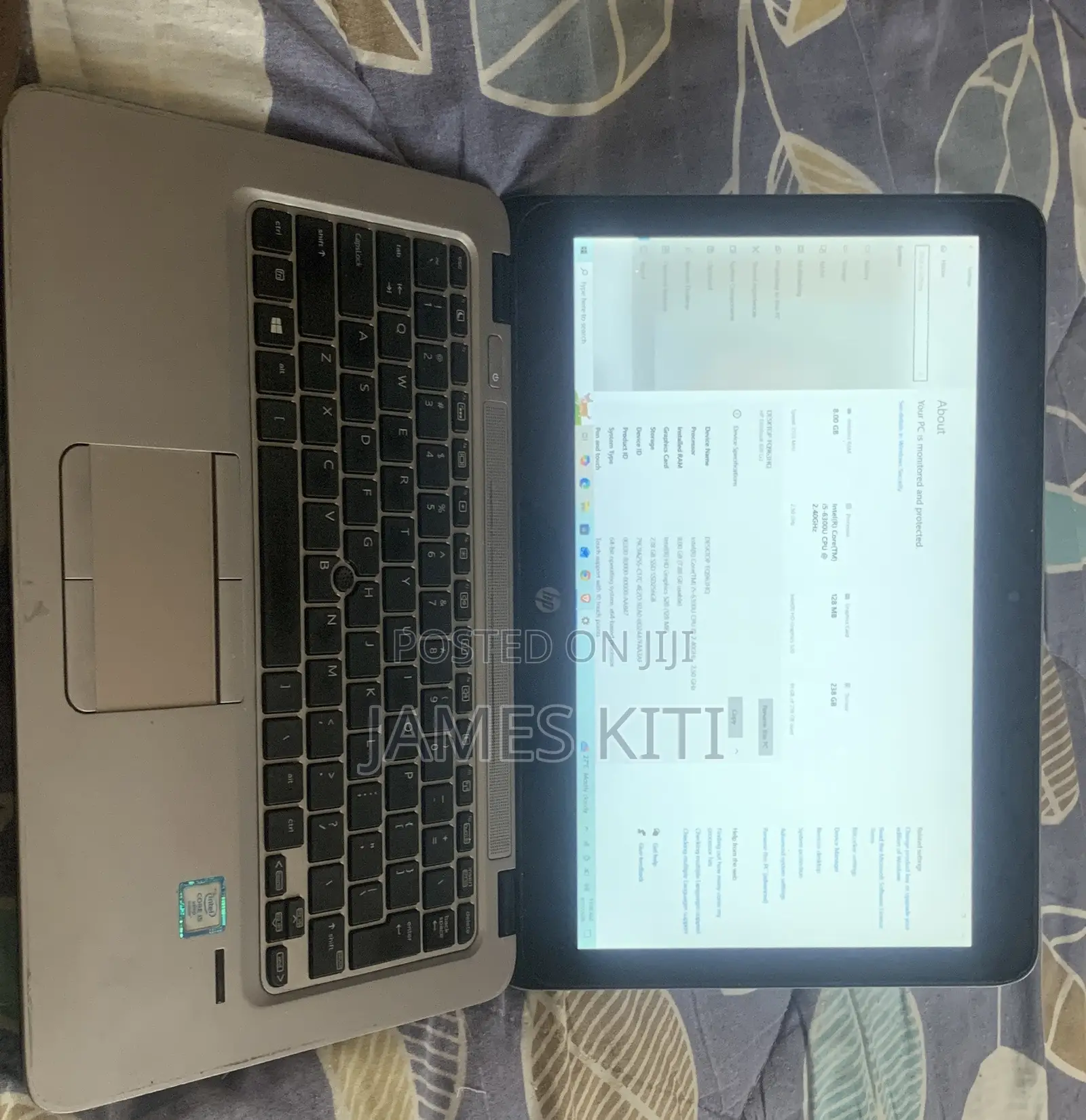 Laptop HP EliteBook 820 G3 8GB Intel Core i5 SSD 256GB
