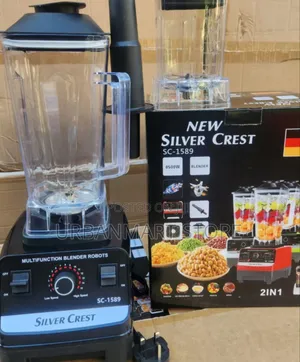 A Brand New Silver Crest 8500W Commercial Blender With Copper Motor