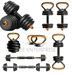 Euromax 50kg 6 in 1 Kettlebell/Barbell