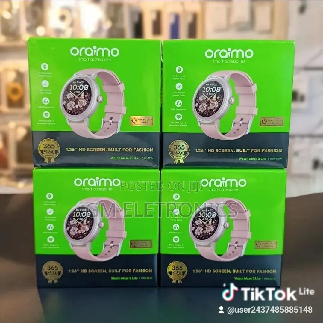 Original Oraimo Smart Watch Muse 2 Lite (OSW-827N)