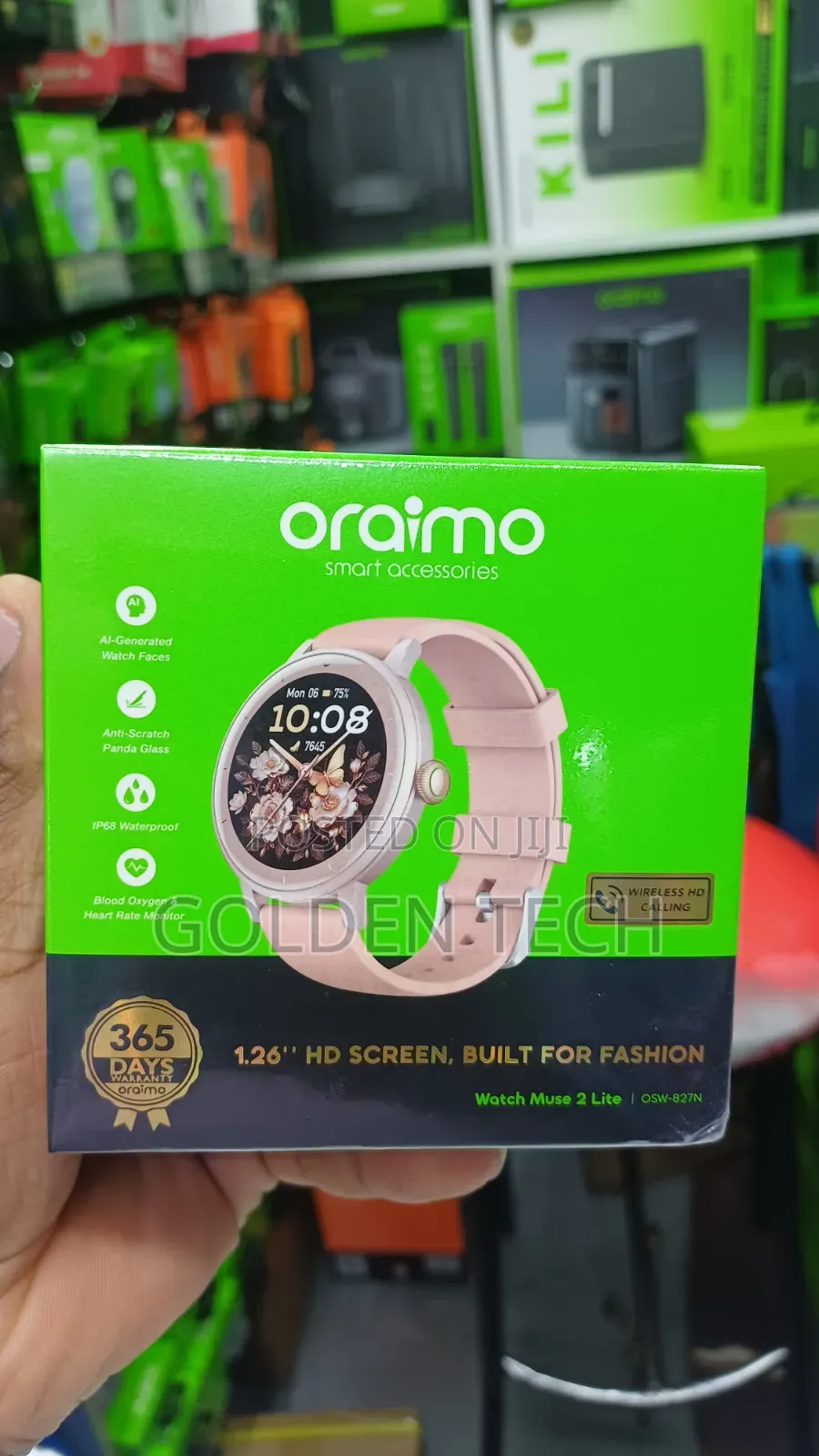 Oraimo Watch Muse 2 Lite 1.26'' IP68 Chic Versatile Smart Watch