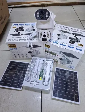 6MP UBox PTZ Wireless 4G Outdoor Solar Camera Full Color