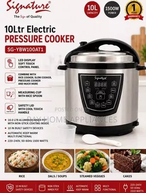 10litres Signature Electric Pressure Cooker