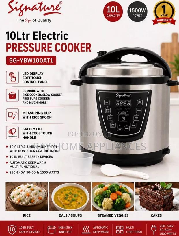 10litres Signature Electric Pressure Cooker