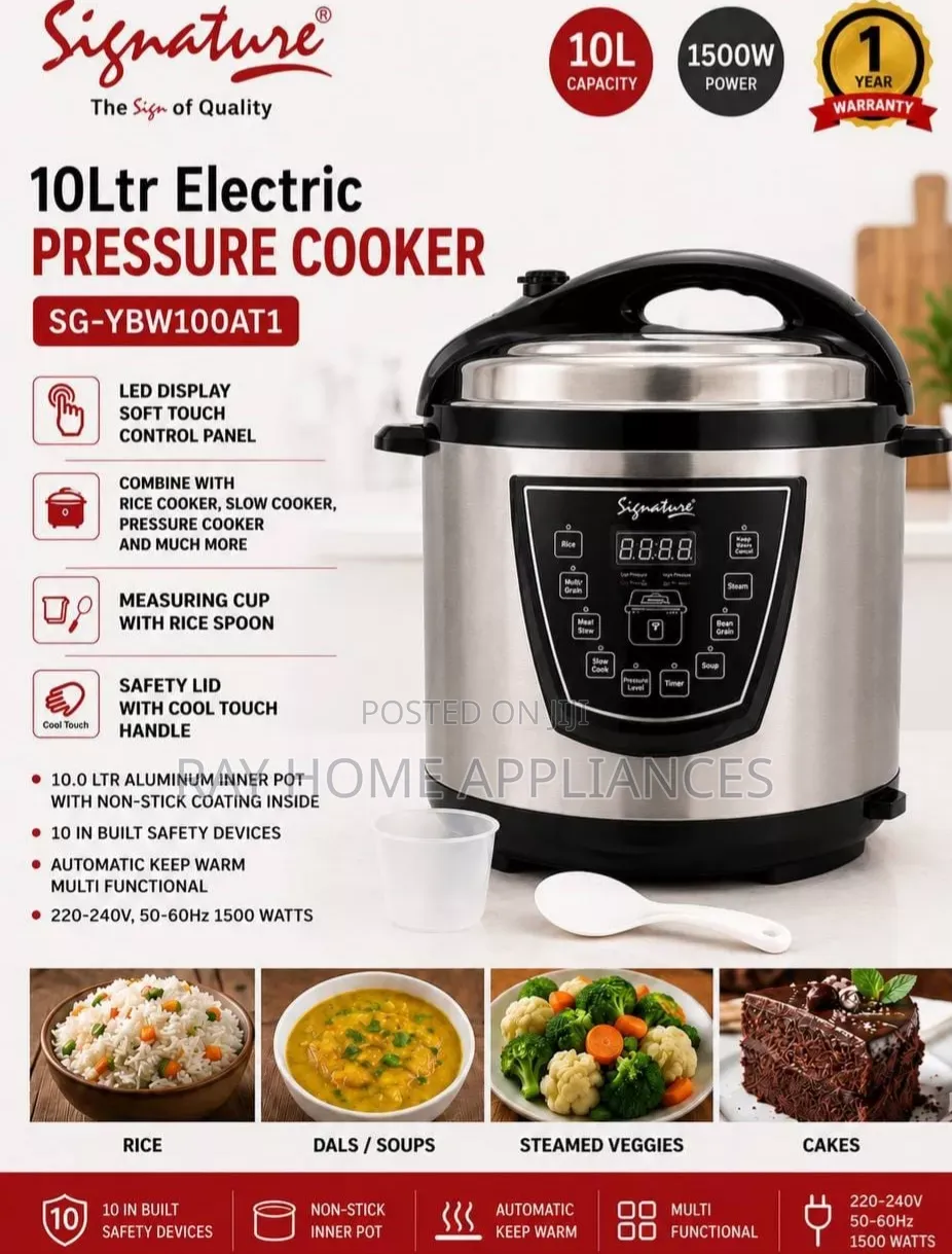 10litres Signature Electric Pressure Cooker