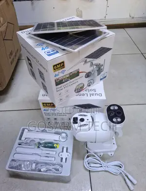 Intelligence 6MP UBox Dual Lens 4G Solar Powered CCTV Camera