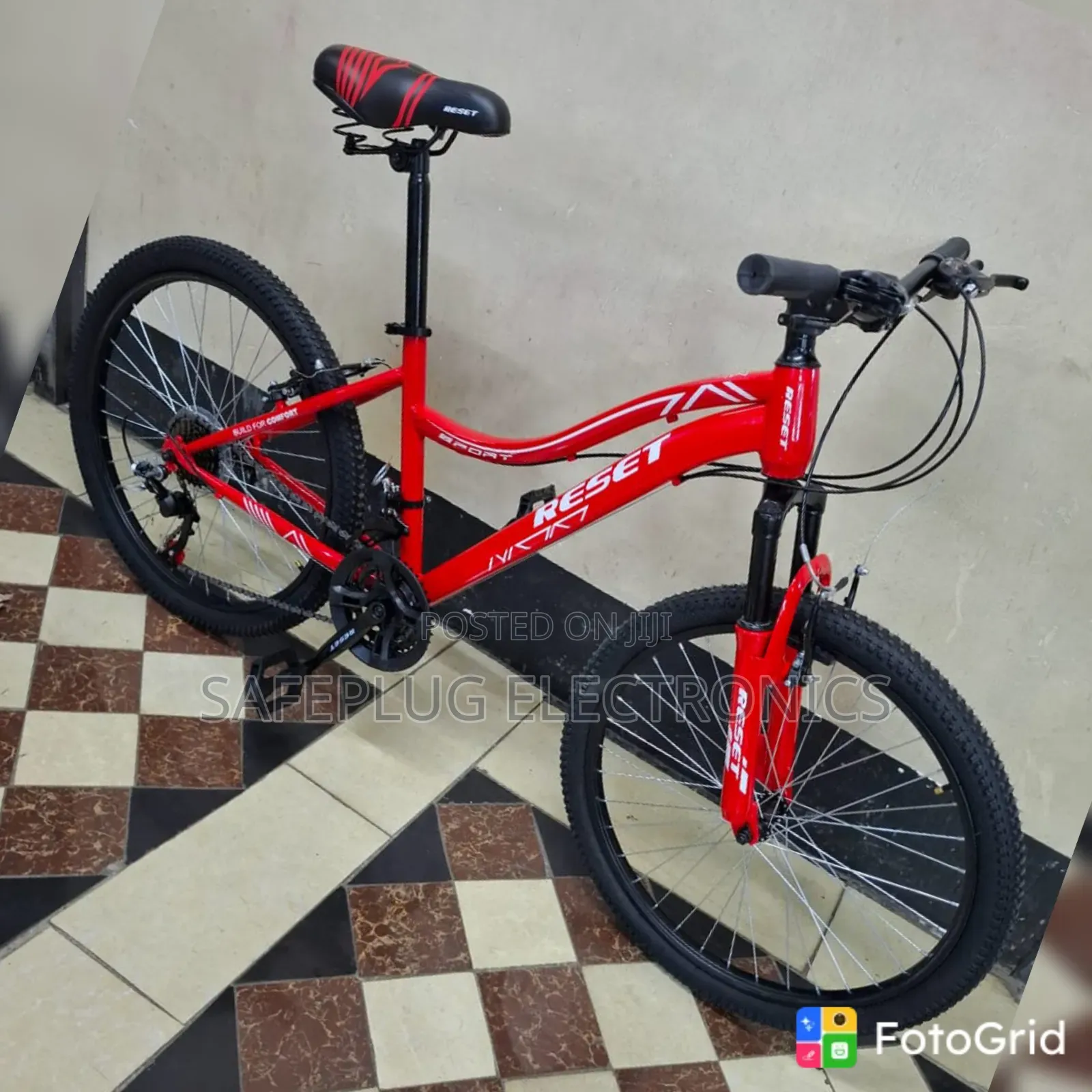 24 Inch Geared Bicycle – Front Suspension Mountain Bike