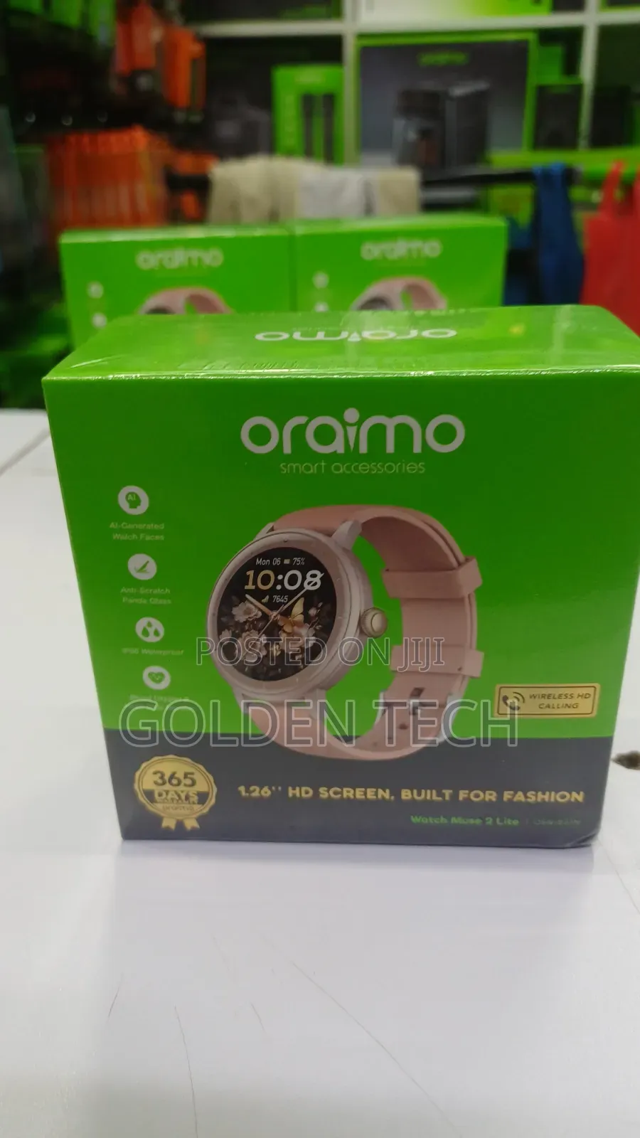 Oraimo Watch Muse 2 Lite 1.26'' IP68  Smart Watch OSW-827N