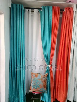 Curtainls and Pillows