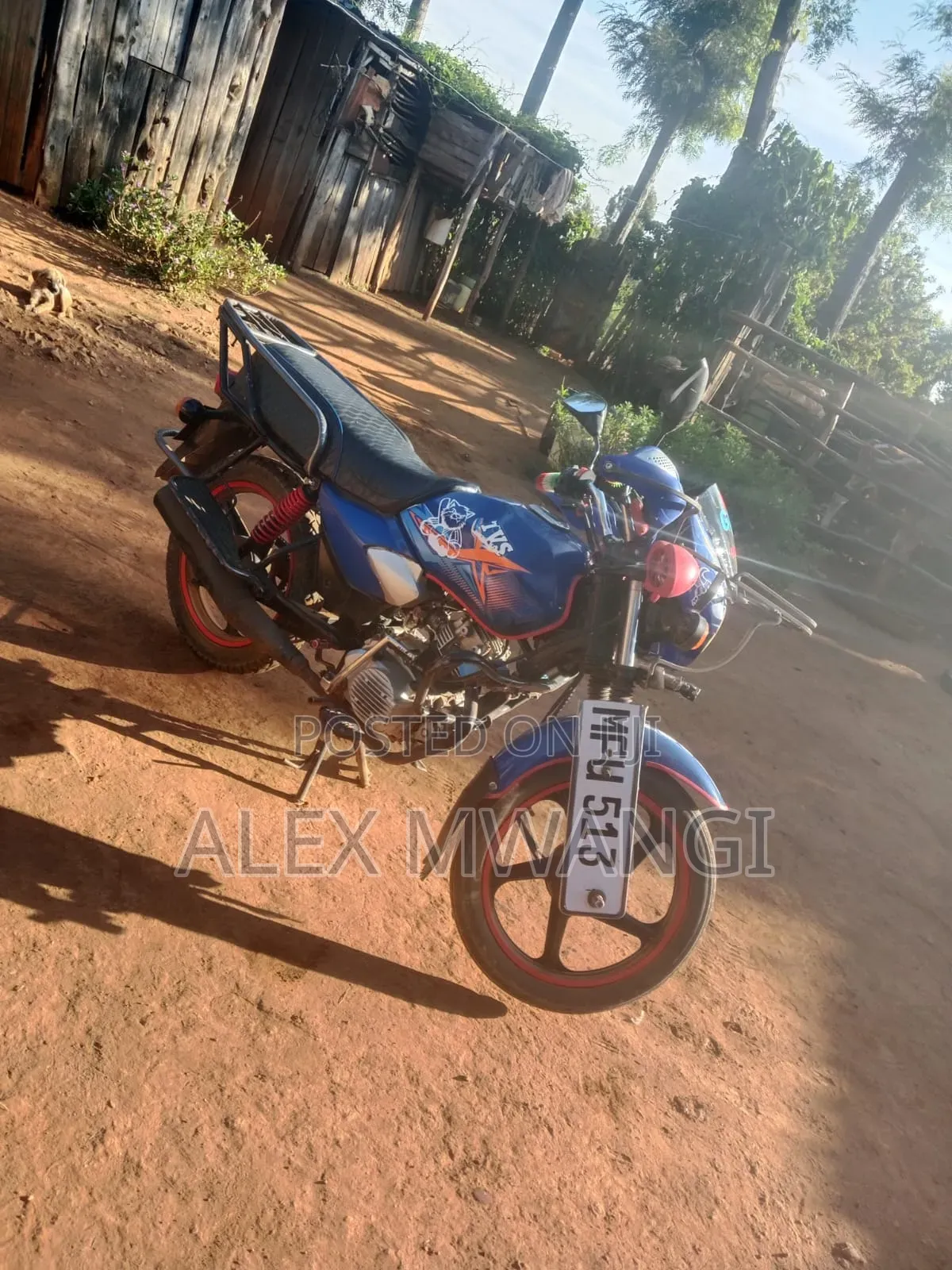 TVS HLX Plus ES 2015 Blue