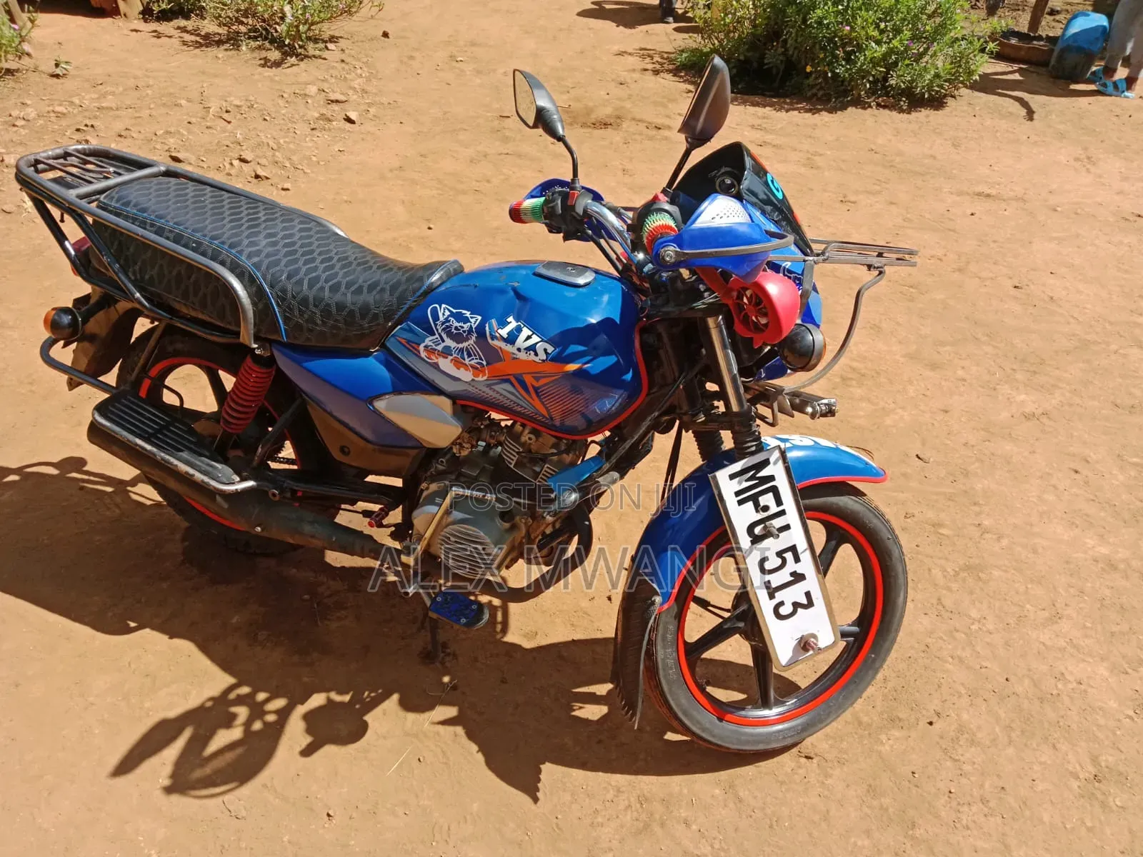 TVS HLX Plus ES 2015 Blue