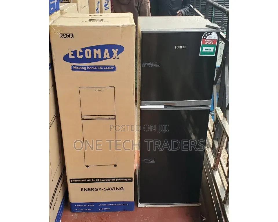 Ecomax 138litres Double Door Fridge