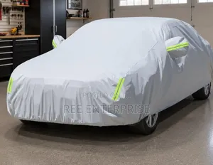High Quality Universal Grey Car Cover With Fleece on the Inside Part