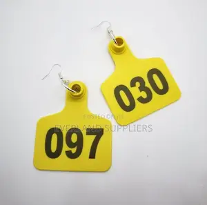 Heavy-Duty Laser Printed Ear Tags - Medium Numbered