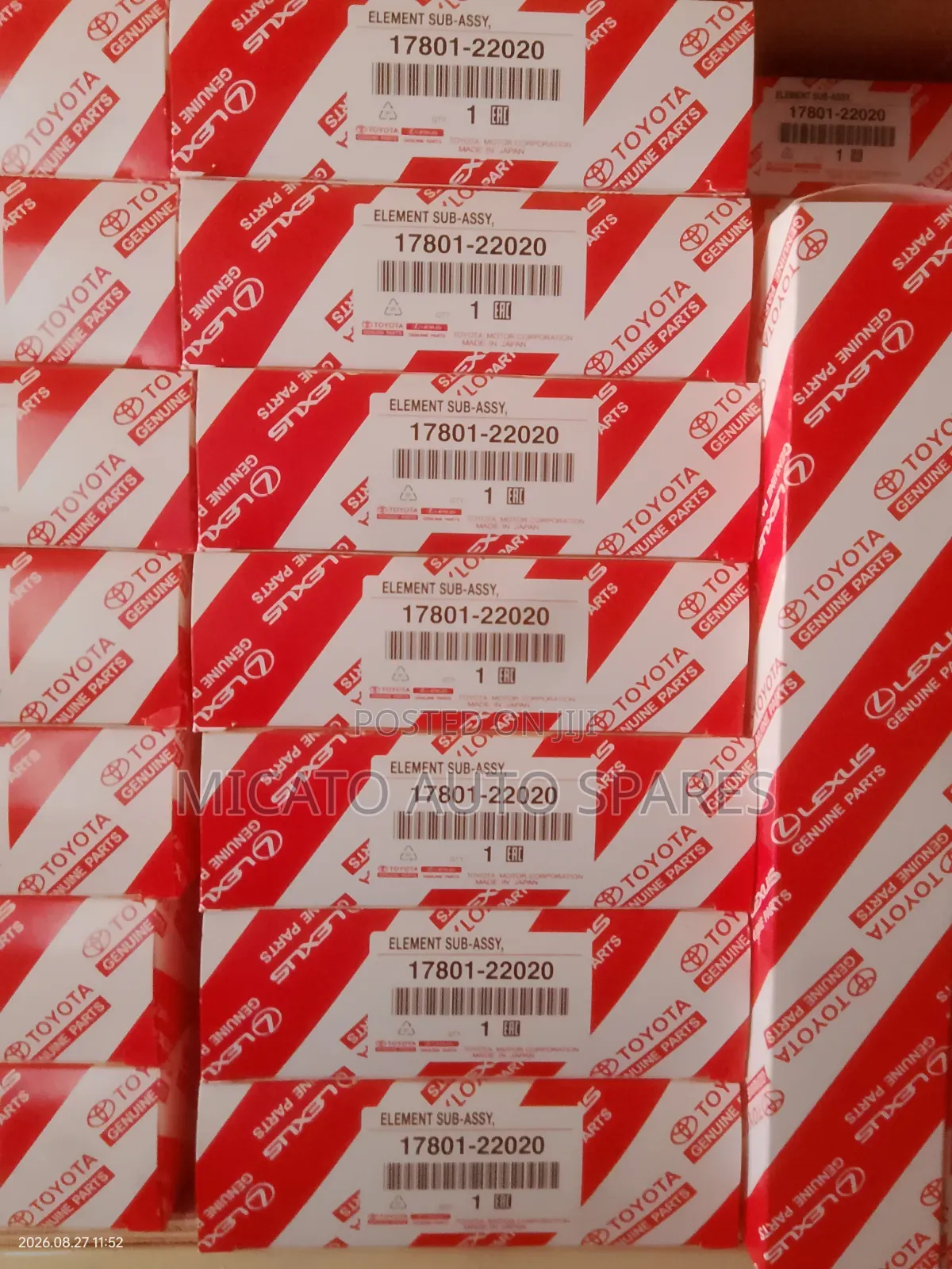 Toyota Air Filter 17801-22020