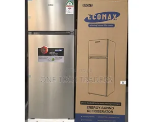 Fridge, Ecomax 230 Litres Dark Silver Double Door Refrigerator