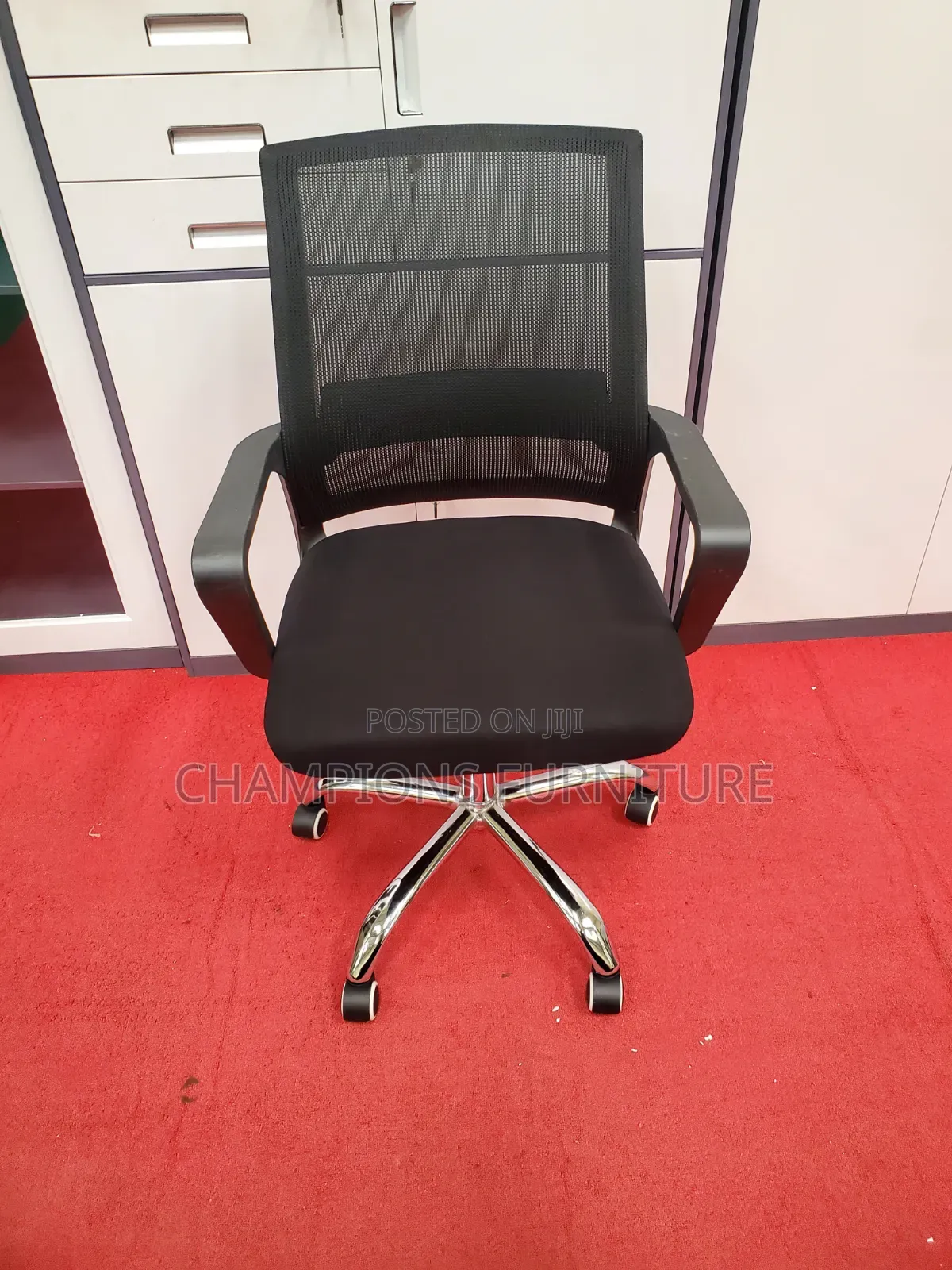 Fixed Armrests Midback Office Chair