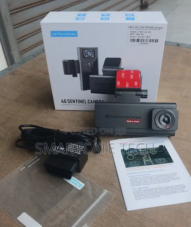 4G Dual Lens Dash Cam – Full HD Front & Rear Car Camera