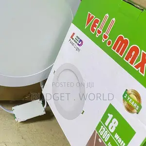 18W Recessed Gypsum LED Light – Modern Indoor Ceiling Panel