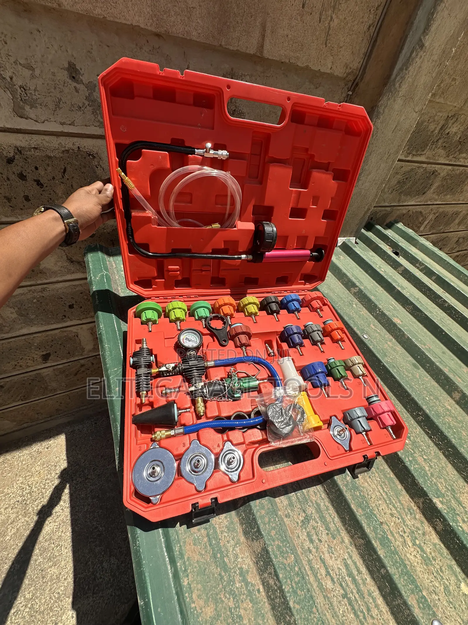 Heavy Duty Italian Technology Radiator Leak Tester