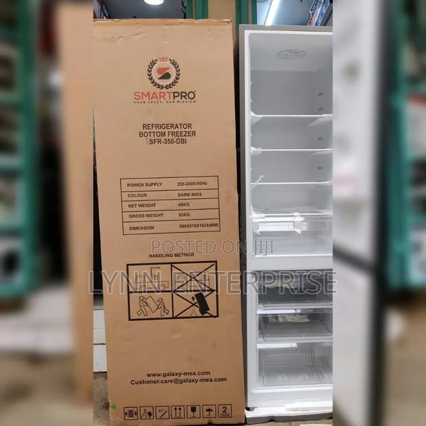 Smartpro Refrigerator 280Litres Capacity Bottom Freezer With Dispenser
