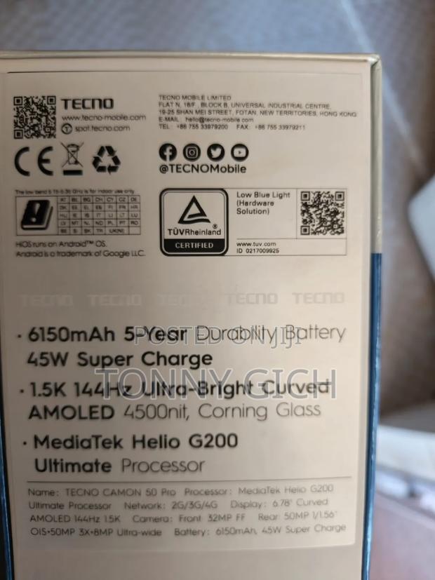 Tecno Camon 50 Pro 256 GB Gray - thumbnail 7