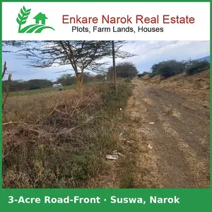 3 Acres Road-Front Land for Sale in Narok, Suswa — Near SGR Station