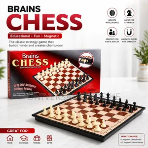 Magnetic Foldable Chess Board – Educational Strategy Game for Kids