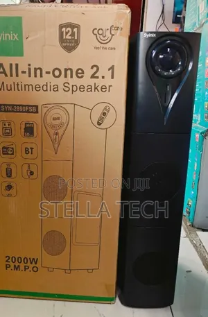 Syinix All in One 2.1 Powerful
Bass Multimedia Speaker 🔥🔥
Syn2890fs